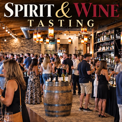 Spirits & Wine Tasting, Wednesday 9/30