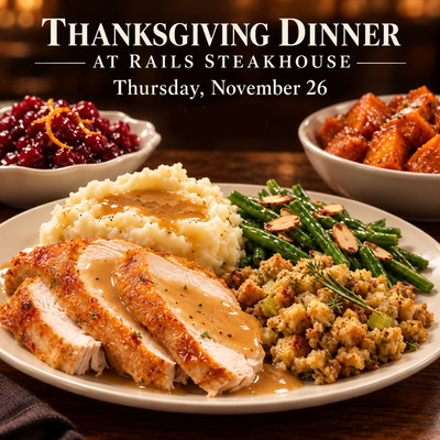 Celebrate Thanksgiving with Rails on Thursday, 11/26